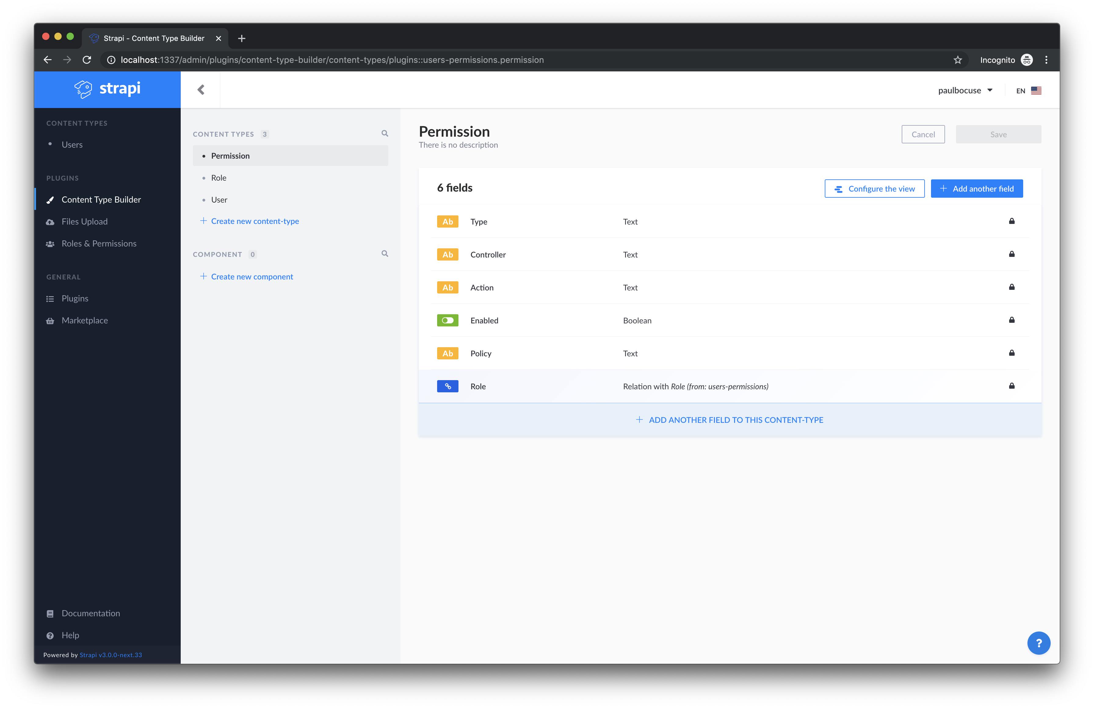 Content Type Dashboard