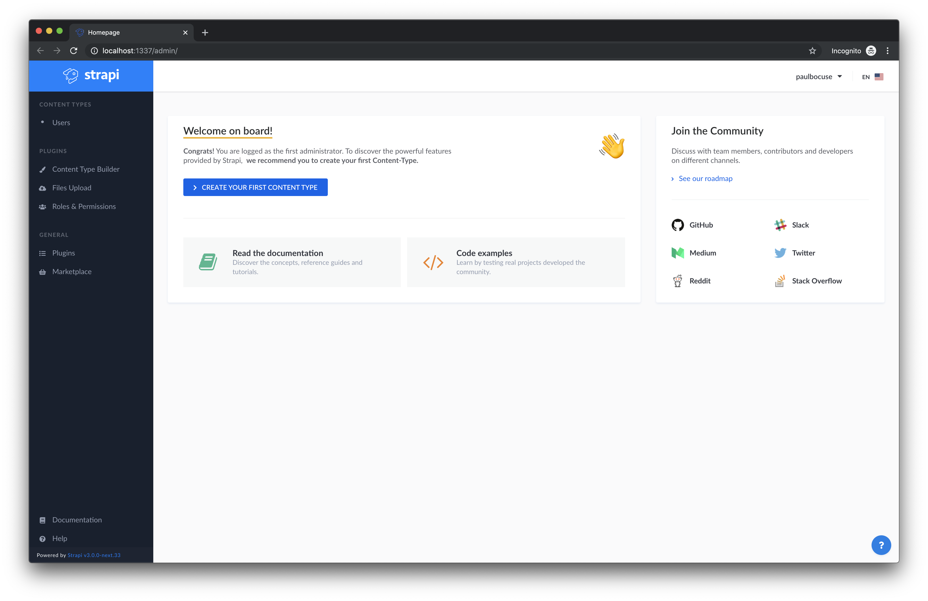 Strapi Admin Dashboard Strapi Admininstration Dashboard